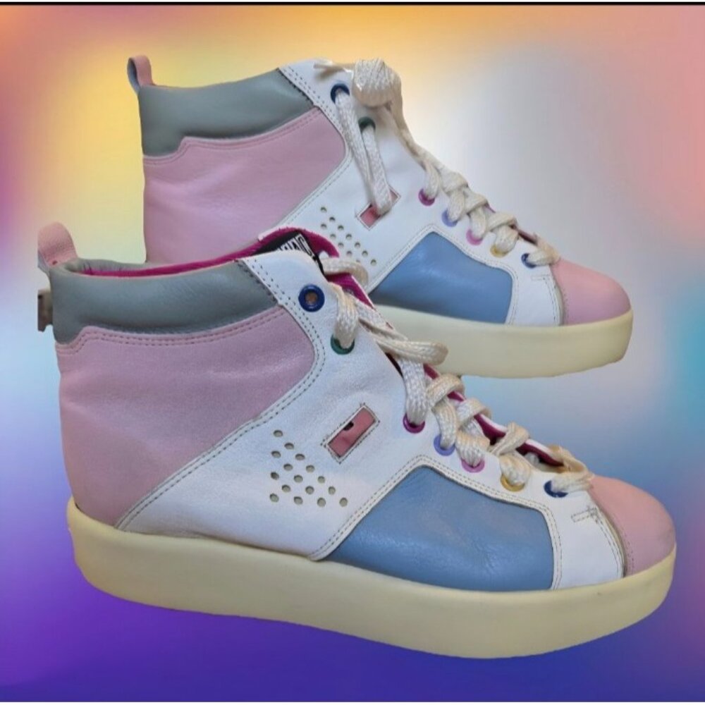 1980's Zodiac Sport USA platform sneakers,  sz 10 vintage, EXTREMELY RARE